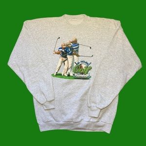 Vtg 1999 Golf Graphic Crewneck Sweatshirt